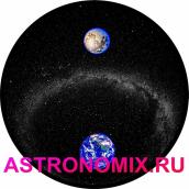 Disk for planetarium Segatoys Earth and Moon