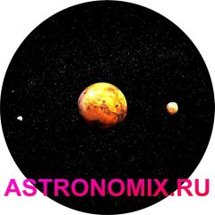 Disk for planetarium Segatoys Mars and satellites