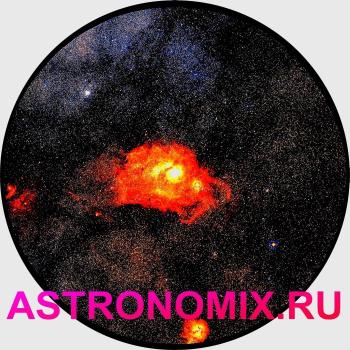 Disc for planetarium Segatoys Lagoon Nebula